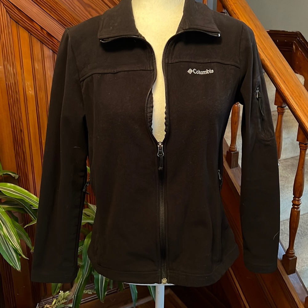 Columbia Women’s Black Zip Up Jacket Sz M